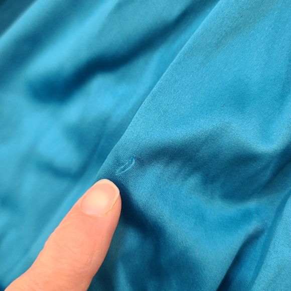 Blue strapless knee length dress - Picture 8 of 8